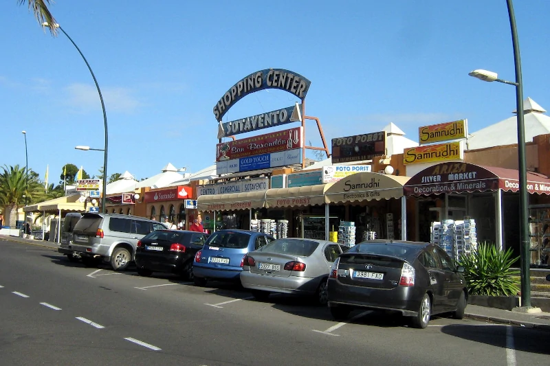 Shopping Center Sotavento in Costa Calma